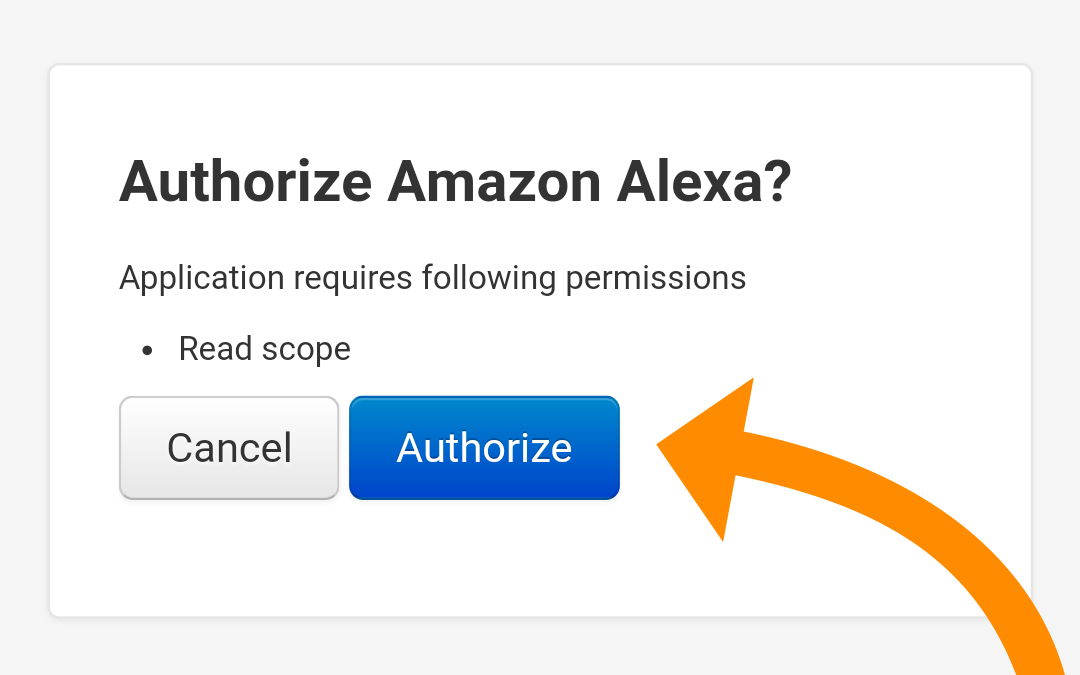 Smart Controller Integration Amazon Alexa authorize