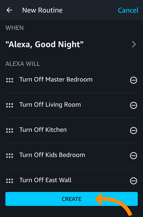 Smart Controller Integration Amazon Alexa choosing schedule