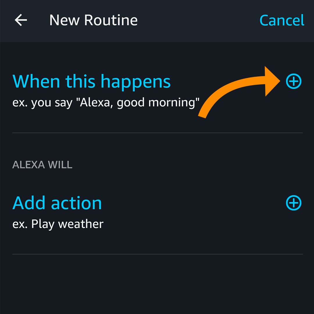 Smart Controller Integration Amazon Alexa add voice command to routine