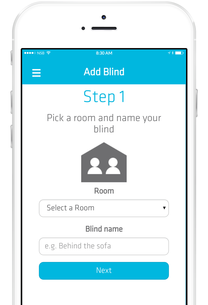 Smart Controller App add blind